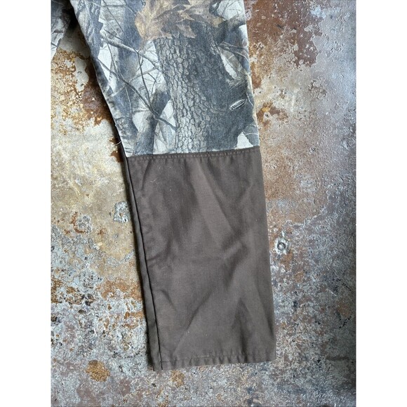 Vtg Wrangler Pro Grear Brush Guard Realtree Canvas Camo Hunting Jeans Men 38x32 - Picture 7 of 8